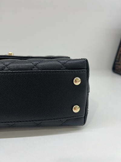 Chanel Coco Handle Small Black (microchipped)