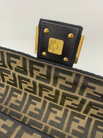 Fendi Baguette Monogram FF GHW