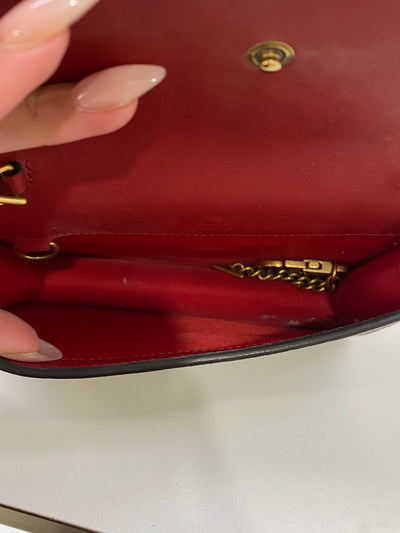 Gucci Cherry Monogram WOC