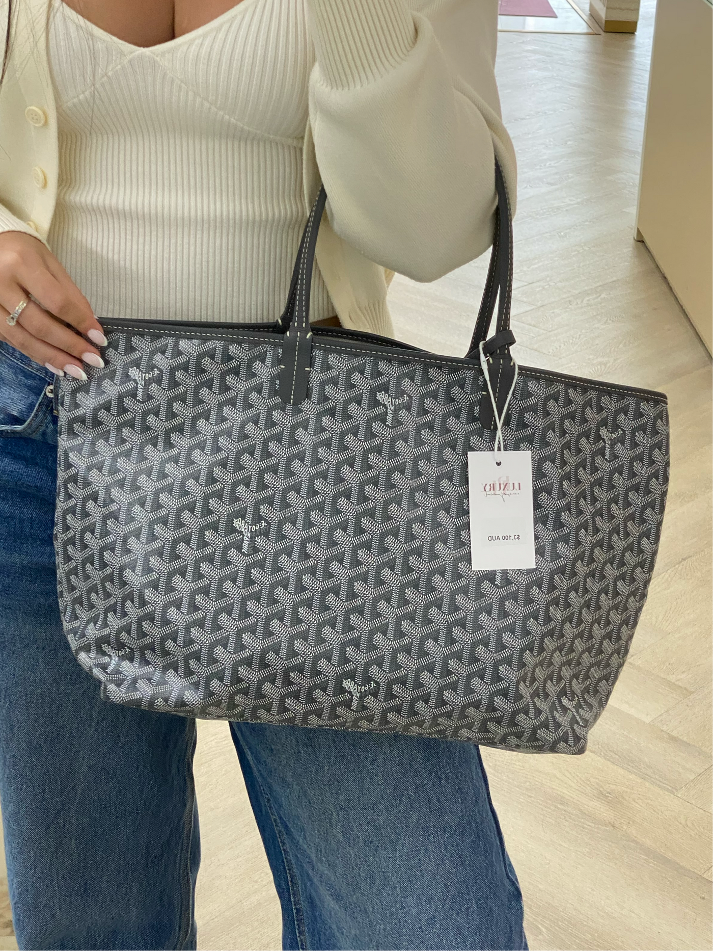 Goyard St Louis Grey PM