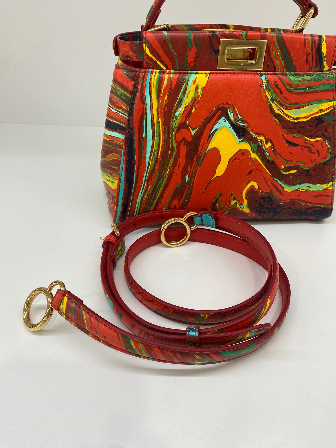 Fendi Peekaboo Multicolour GHW