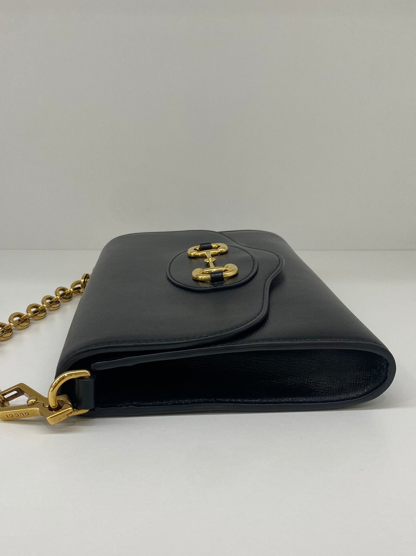 Gucci Horsebit Black Bag GHW