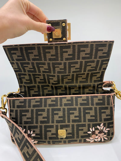 Fendi Baguette Brown Jacquard FF