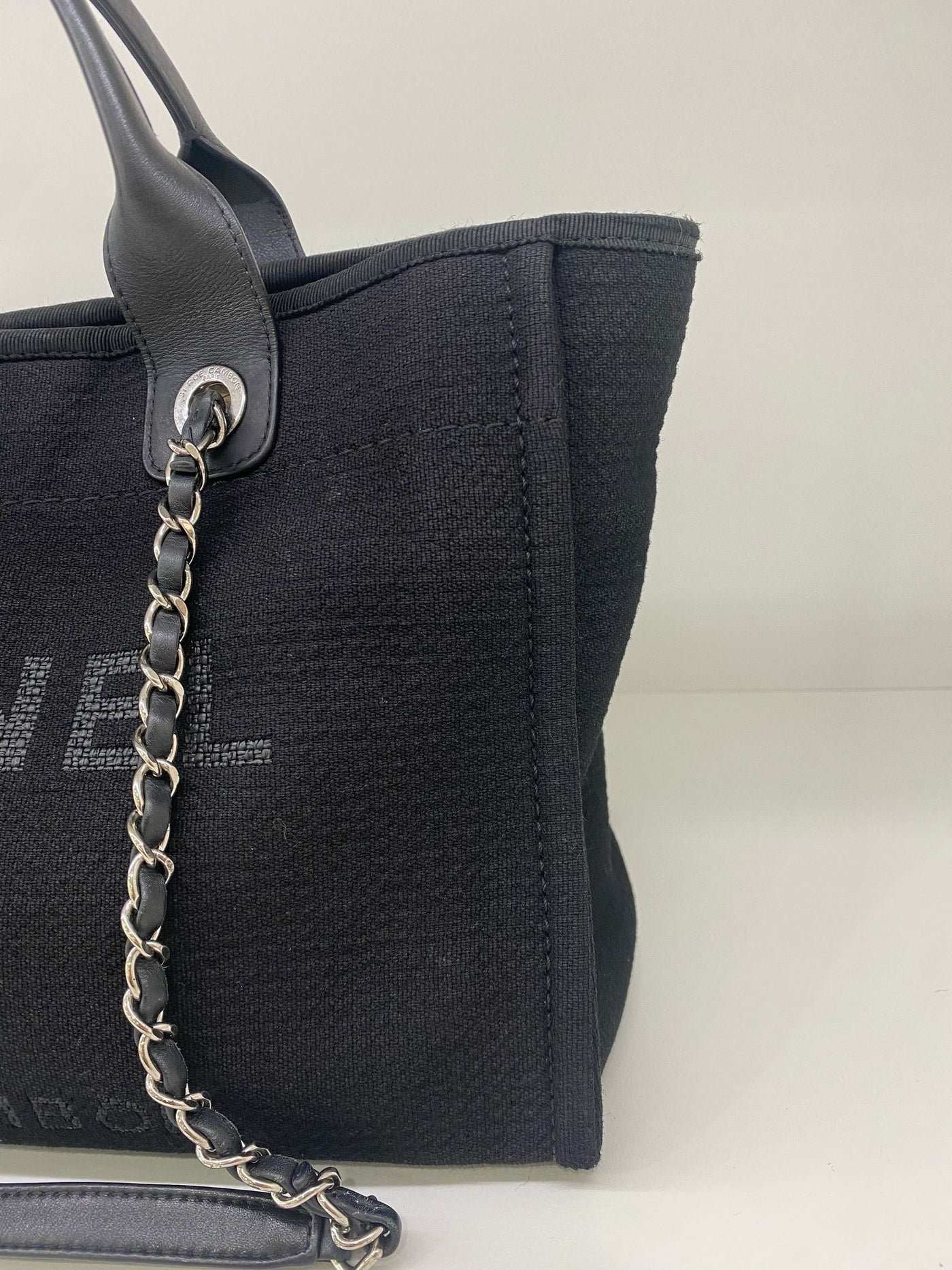 Chanel Black Deauville Small SHW