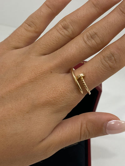 Cartier Juste Un Clou Ring RG Size 55