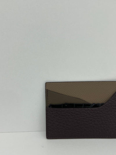 Hermes Petite H Card Wallet Brown/ Grey/ Black