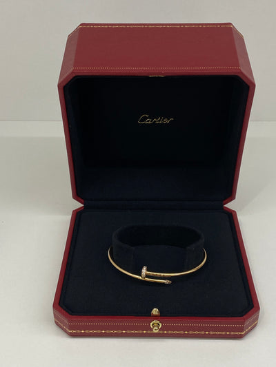 Cartier Juste Un Clou Rose Gold Small Diamonds - size 17