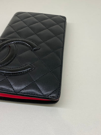 Chanel Long Flap Wallet - Pink Inside