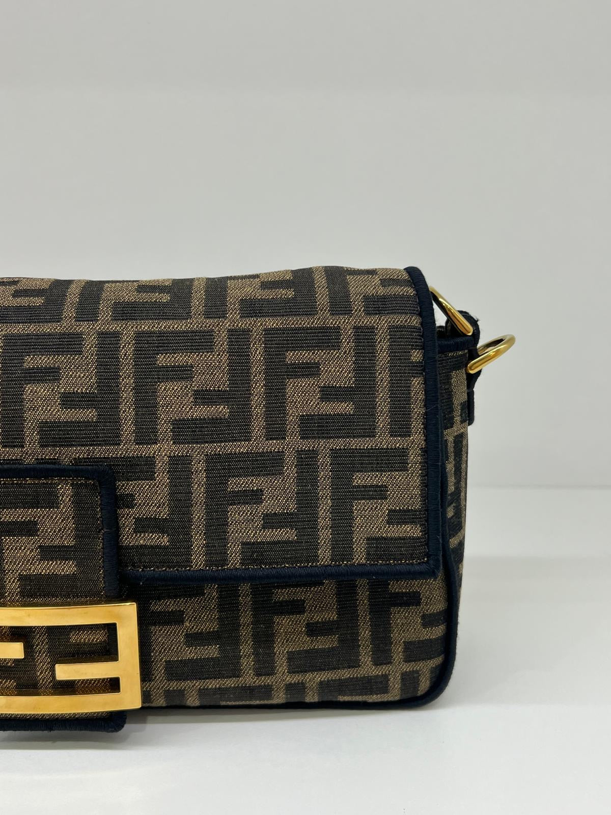 Fendi Baguette Monogram FF GHW