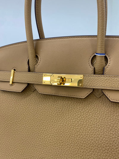 Hermes Birkin 30 Biscuit GHW