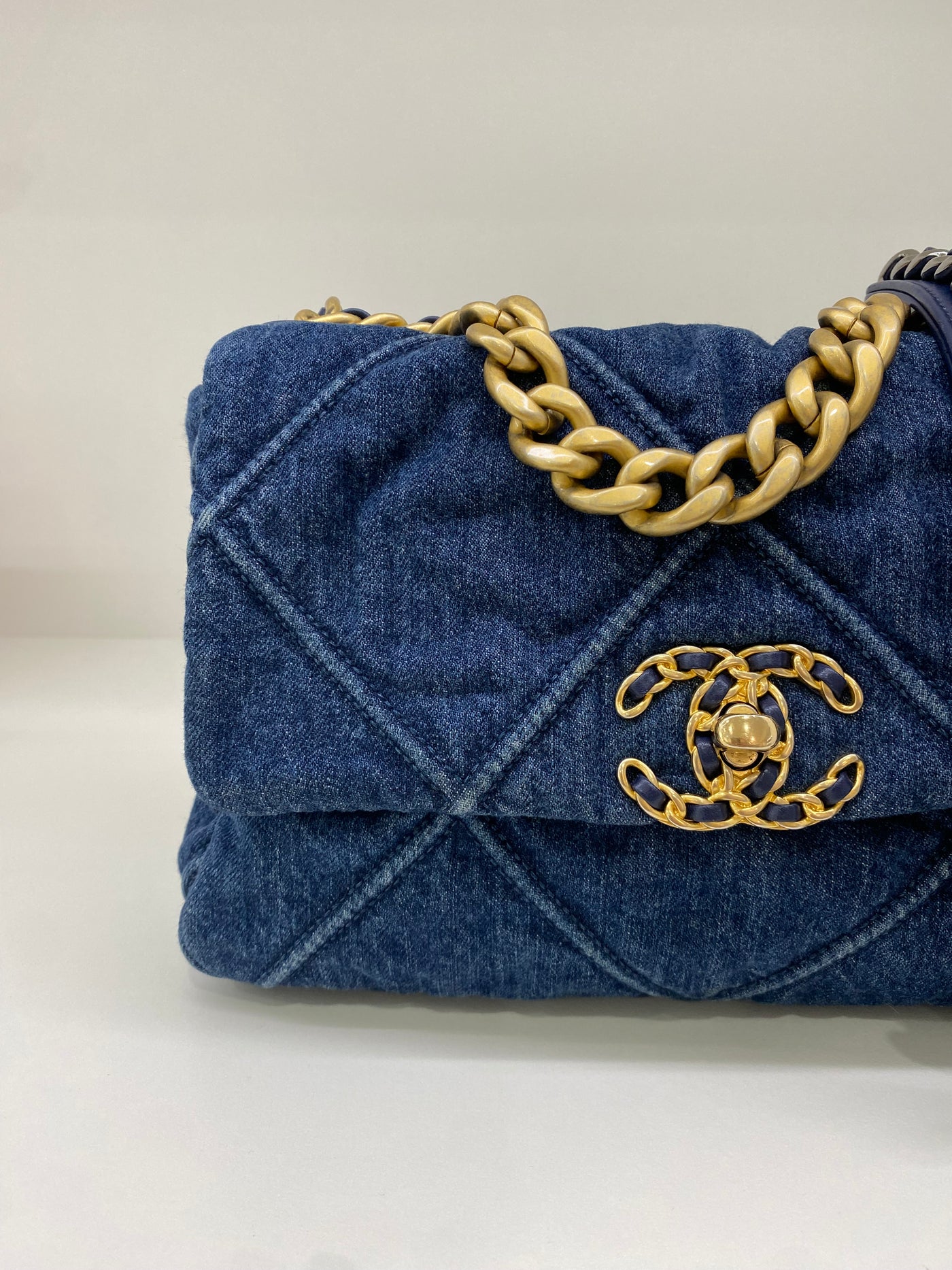 Chanel 19 Bag Small Denim