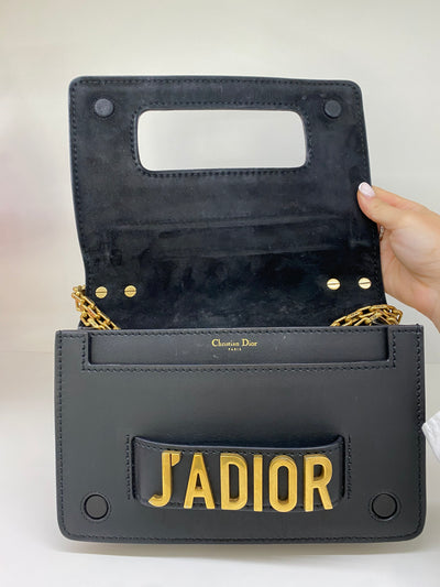 Dior J'adior Black Leather Bag GHW