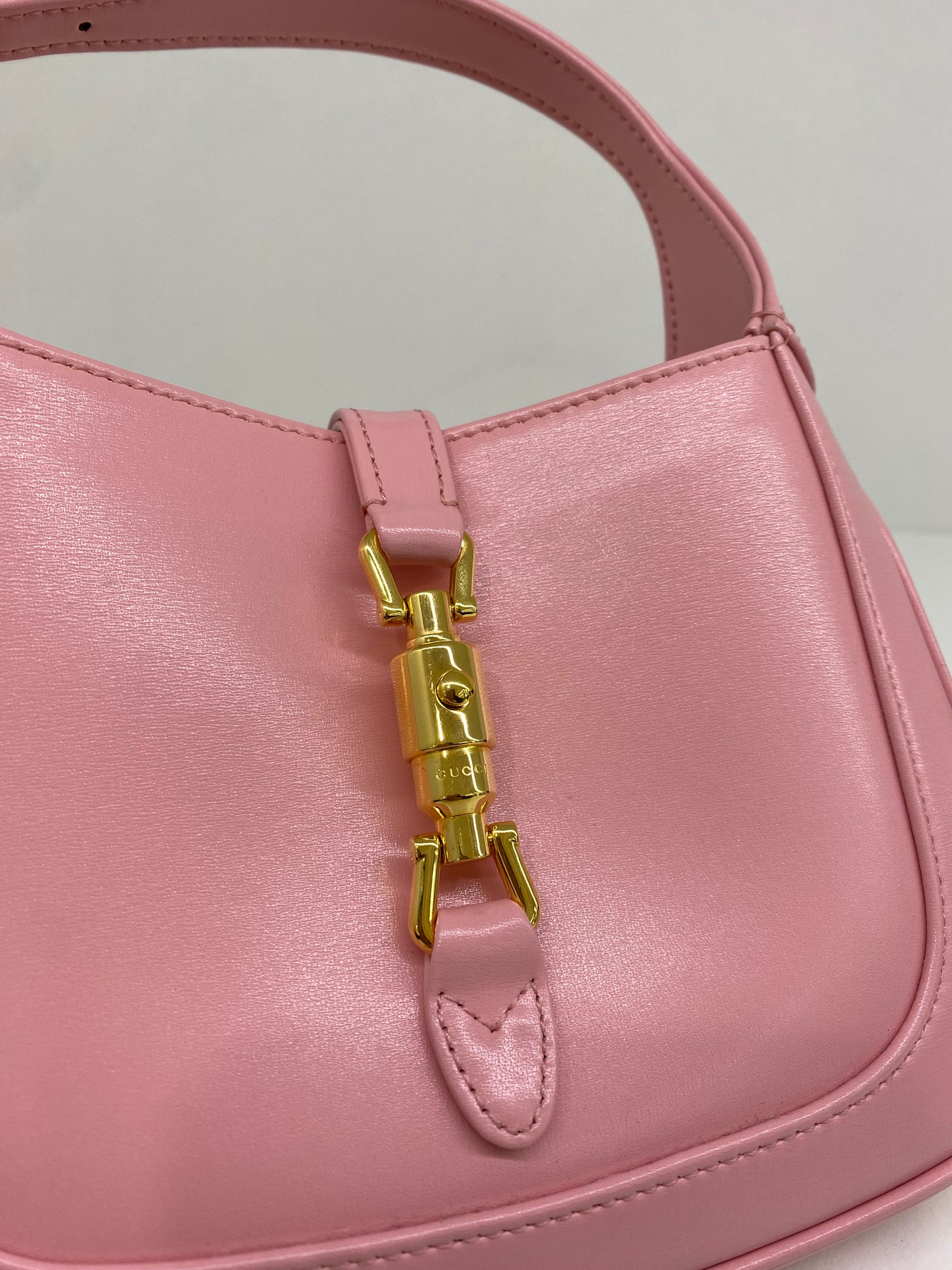 Gucci Jackie Small Pink bag GHW