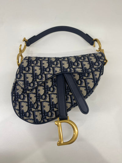 Christian Dior Mini Saddle Bag Oblique