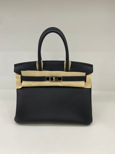 Hermes Birkin 30 Black RGHW