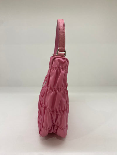 Prada Re-edition 2005 Ruched Pink