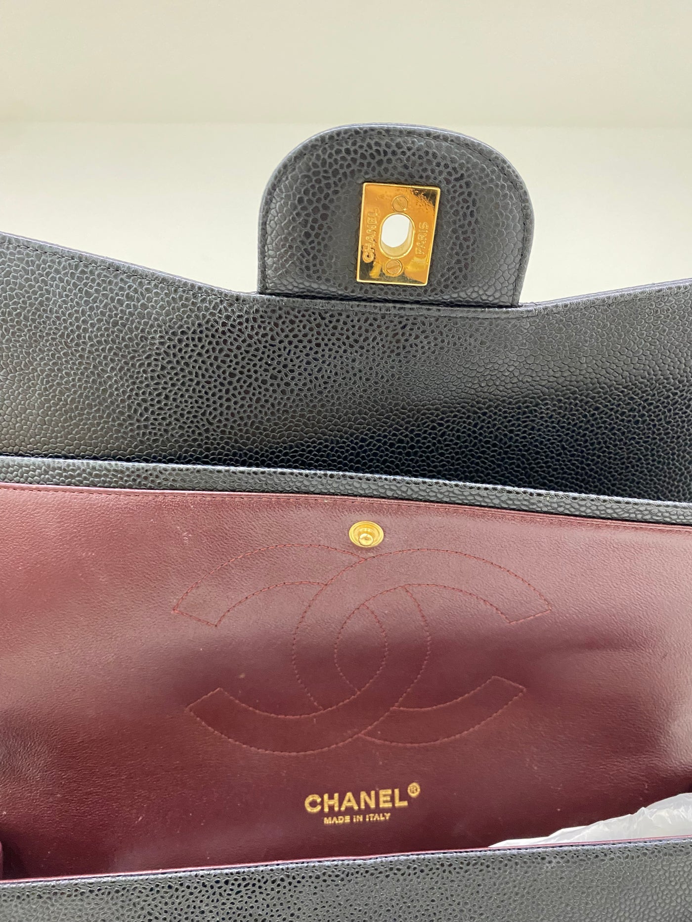 Chanel Classic Flap Jumbo Black Caviar GHW