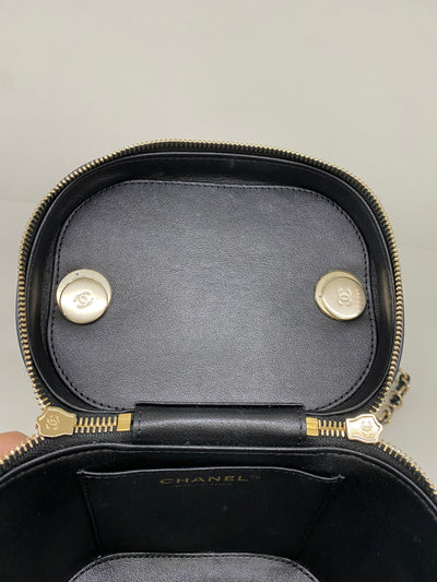 Chanel Trendy Vanity Case Black Lambskin GHW