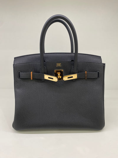 Hermes Birkin 30 Black RGHW