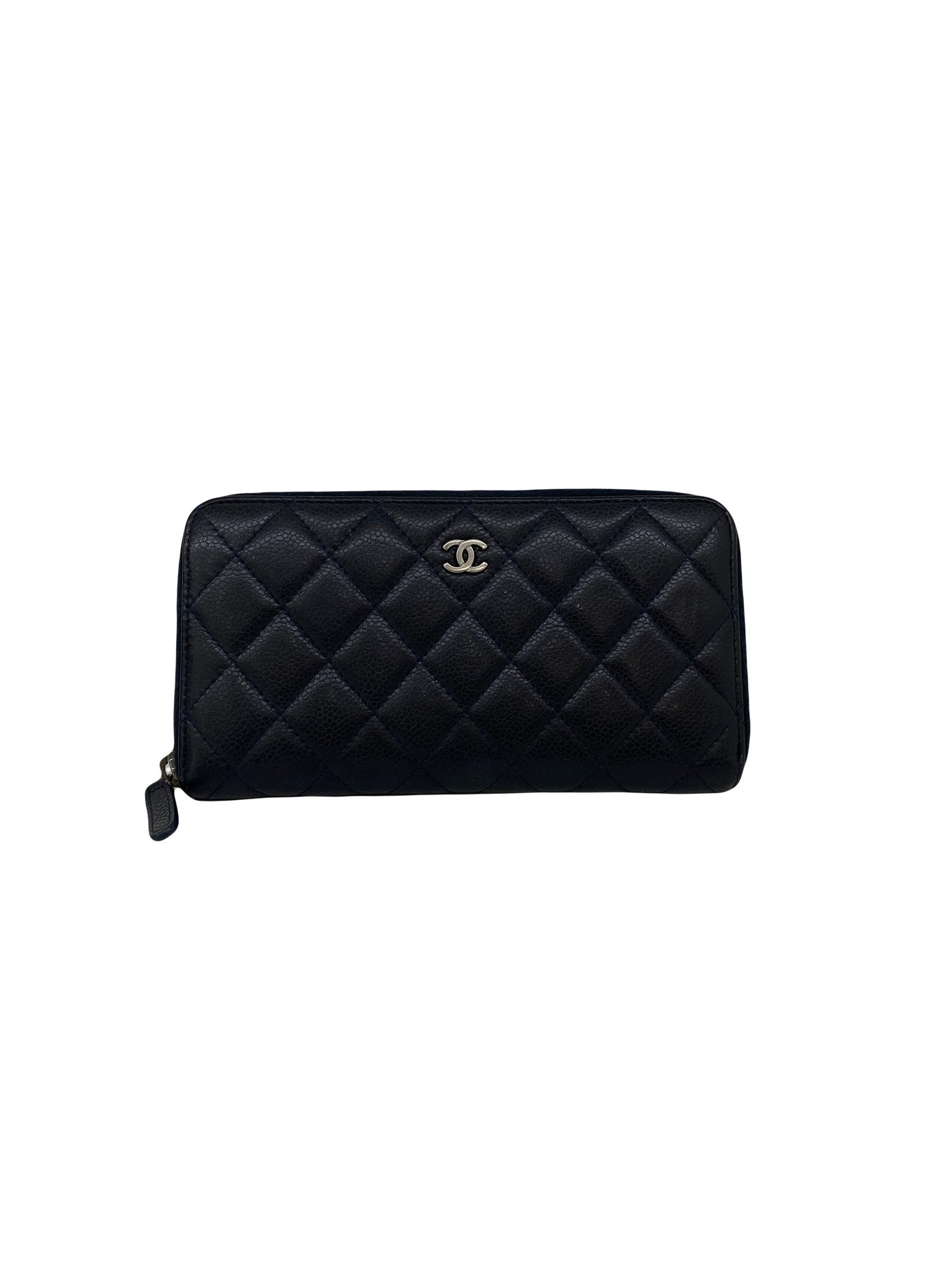 Chanel Wallet Navy Caviar SHW