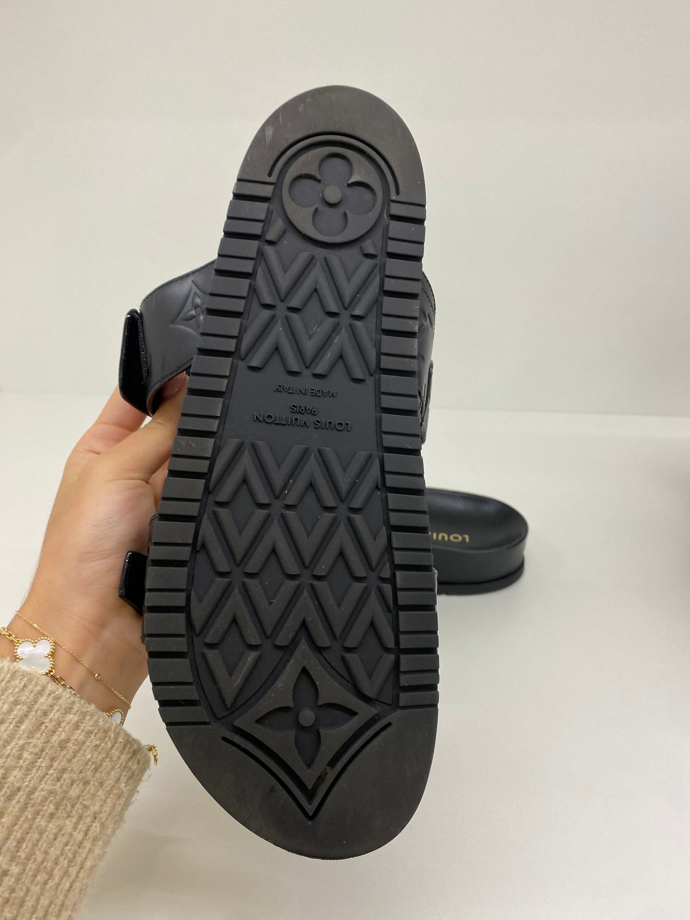 Louis Vuitton Black Sandal 39.5