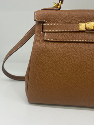 Hermes Kelly 28 Gold GHW