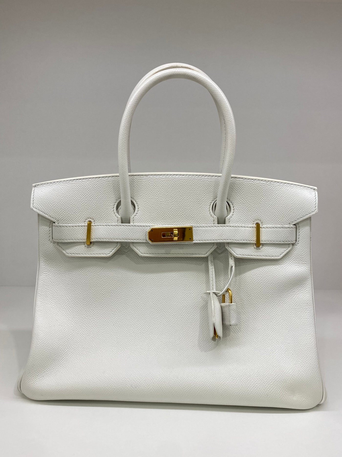 Hermes Birkin 30 White Epsom GHW