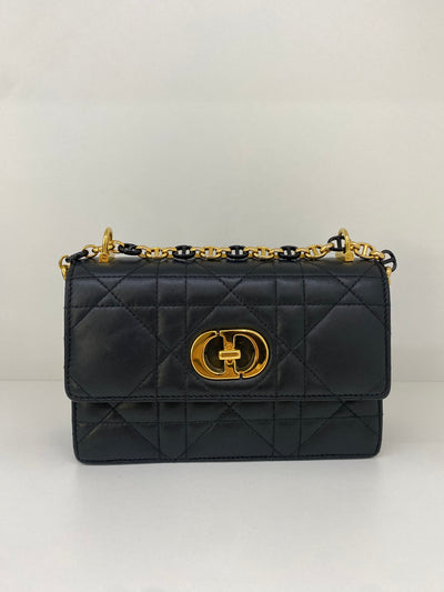 Christian Dior Caro Mini Bag Black GHW