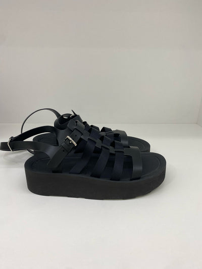 Hermes Black Jupiter Sandal Size 38.5