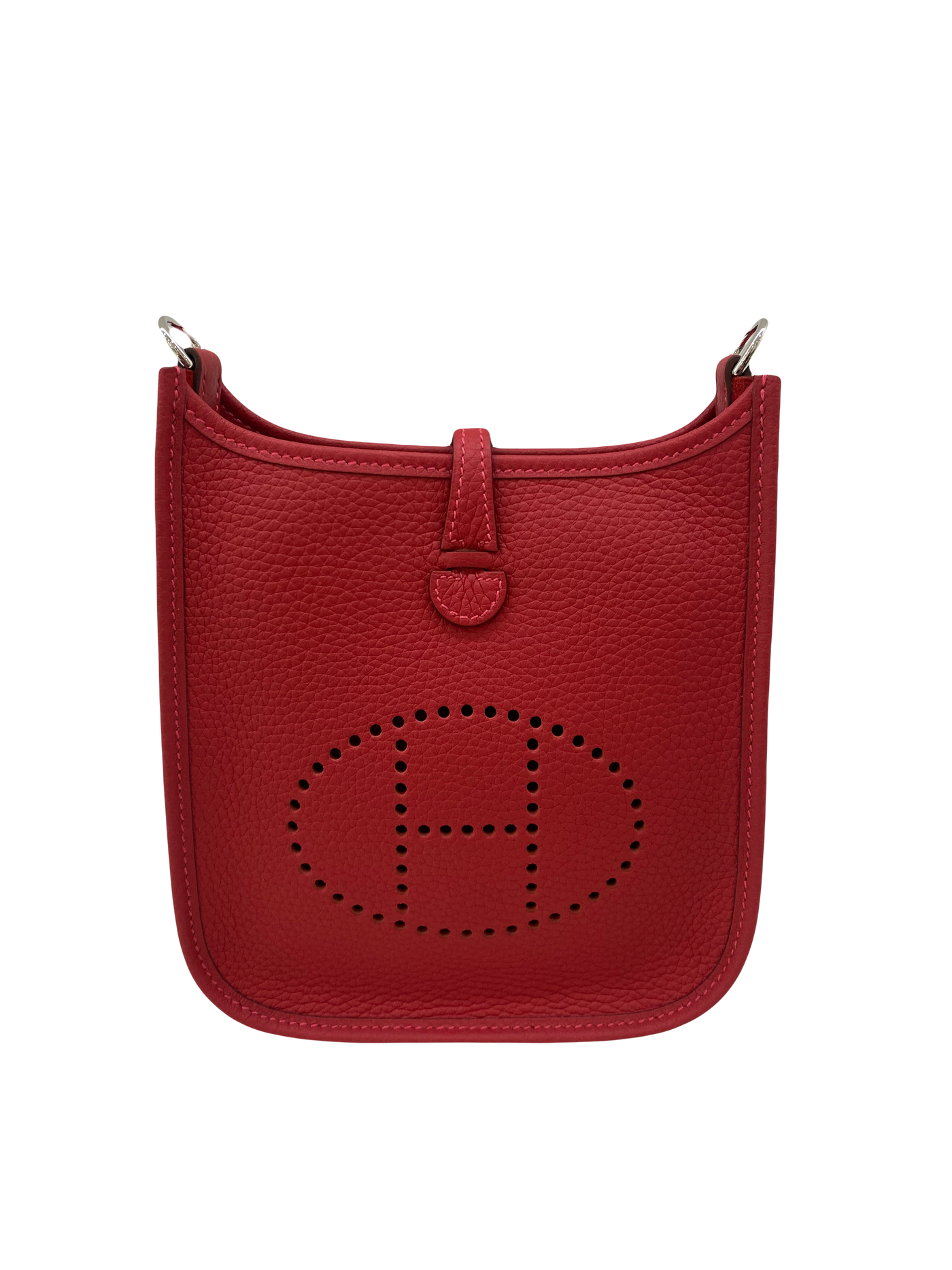 Hermes Mini Evelyn 16 Vermillion/Rouge Vif PHW