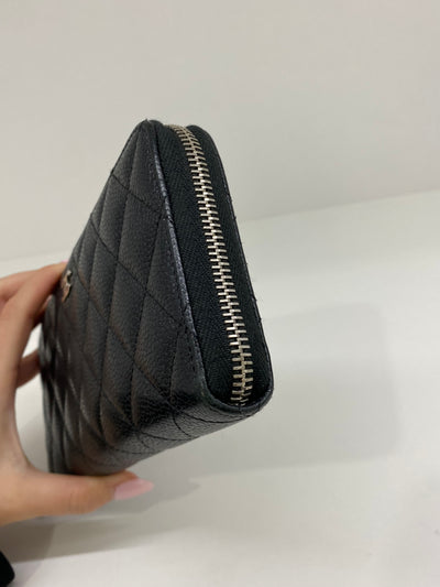 Chanel Black Wallet SHW