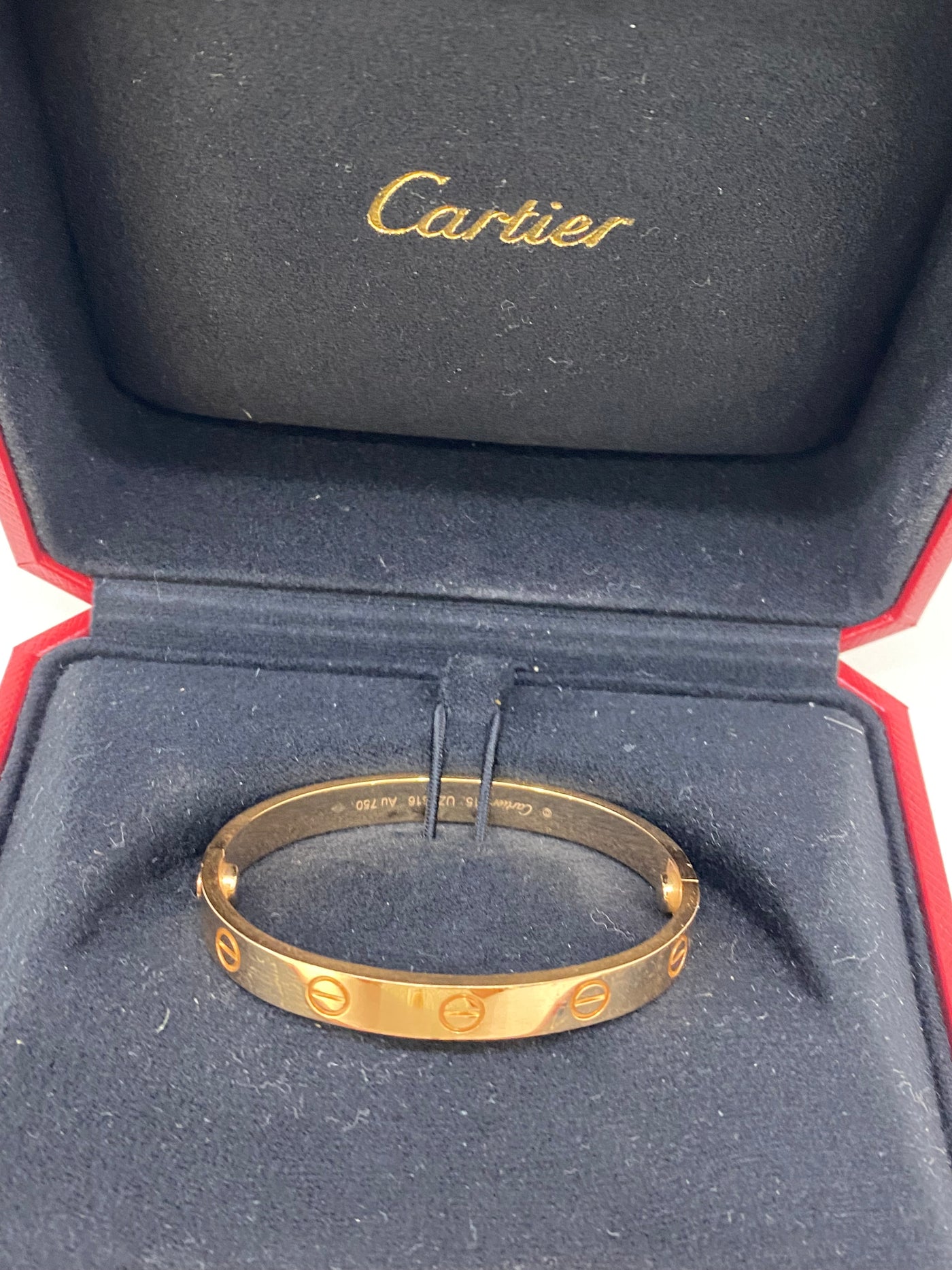 Cartier Love Bracelet RG Size 15