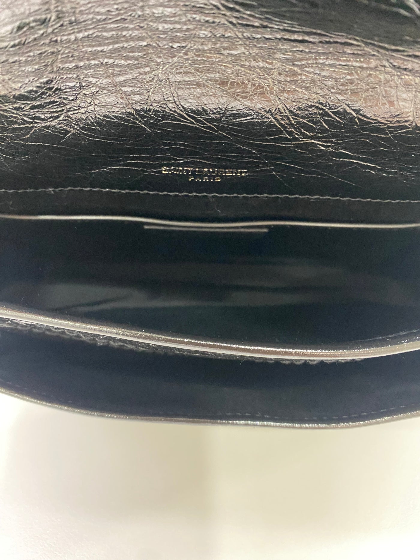 YSL Patent Niki Bag Glossed Black BHW