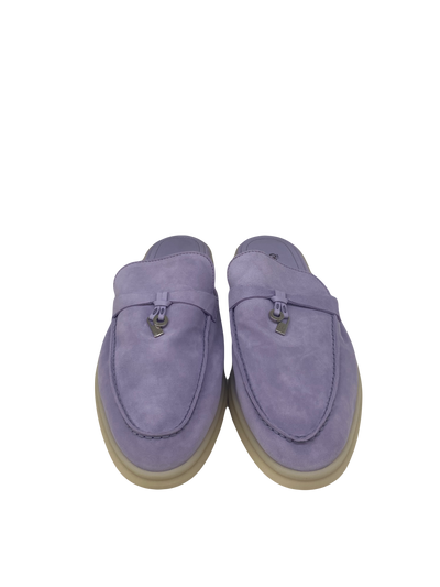 Loro Piana Summer Charm Walk Loafers Lilac Size 41.5