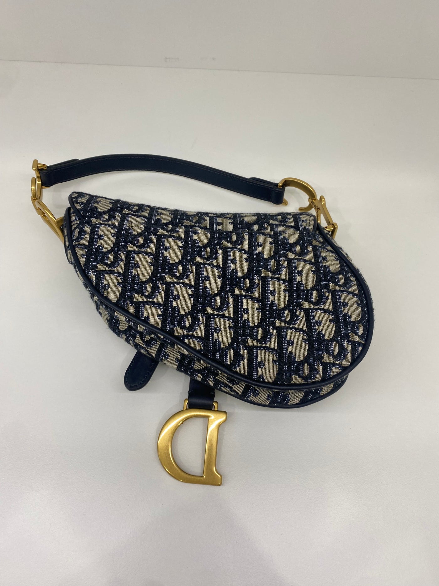 Christian Dior Mini Saddle Bag Oblique