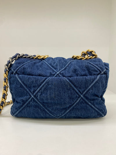 Chanel 19 Bag Small Denim