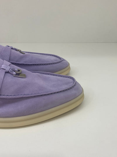 Loro Piana Summer Charm Walk Loafers Lilac Size 41.5