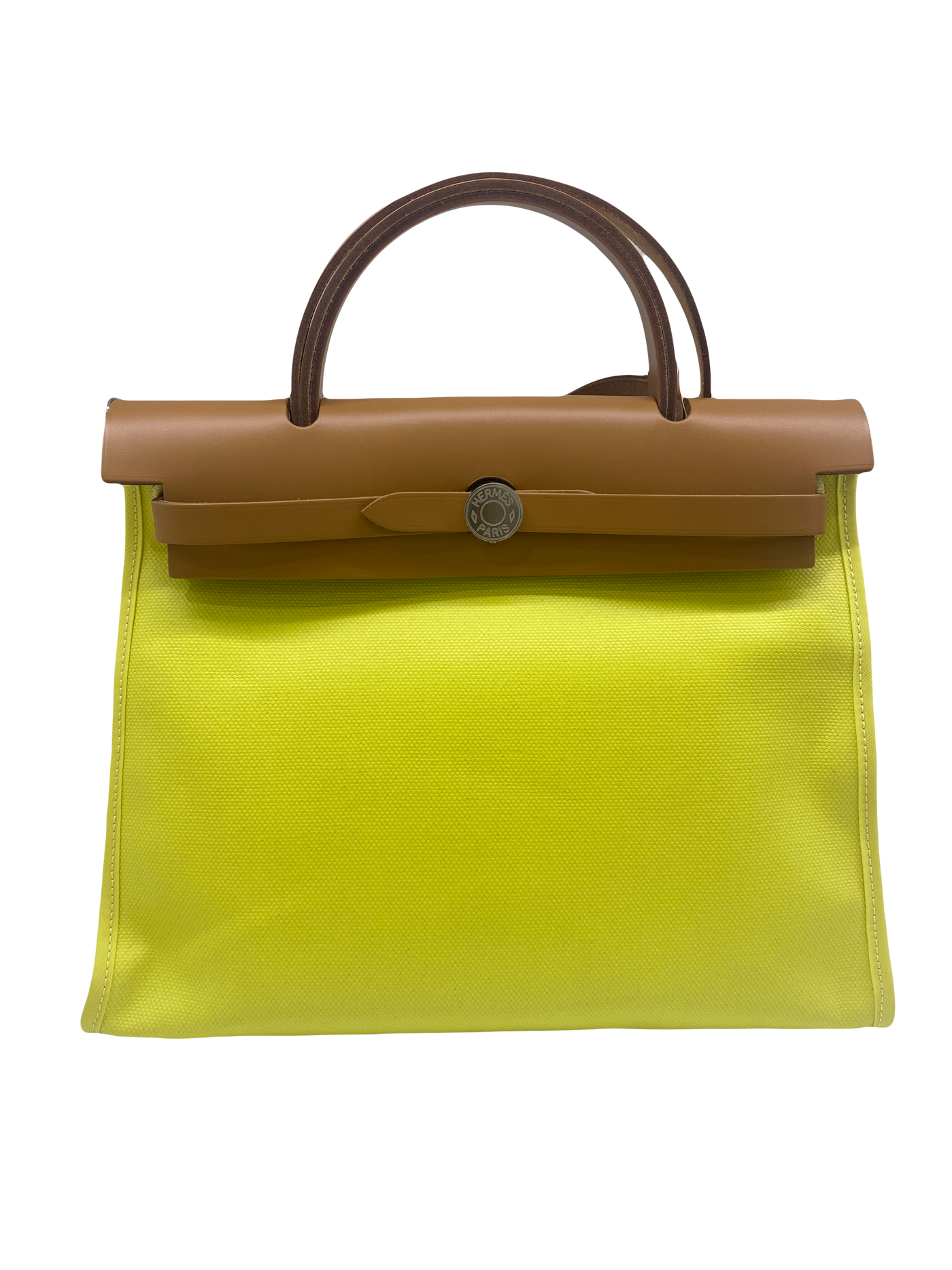 Hermes Herbag 31 PM - Lime PHW (c stamp) – PH Luxury Consignment