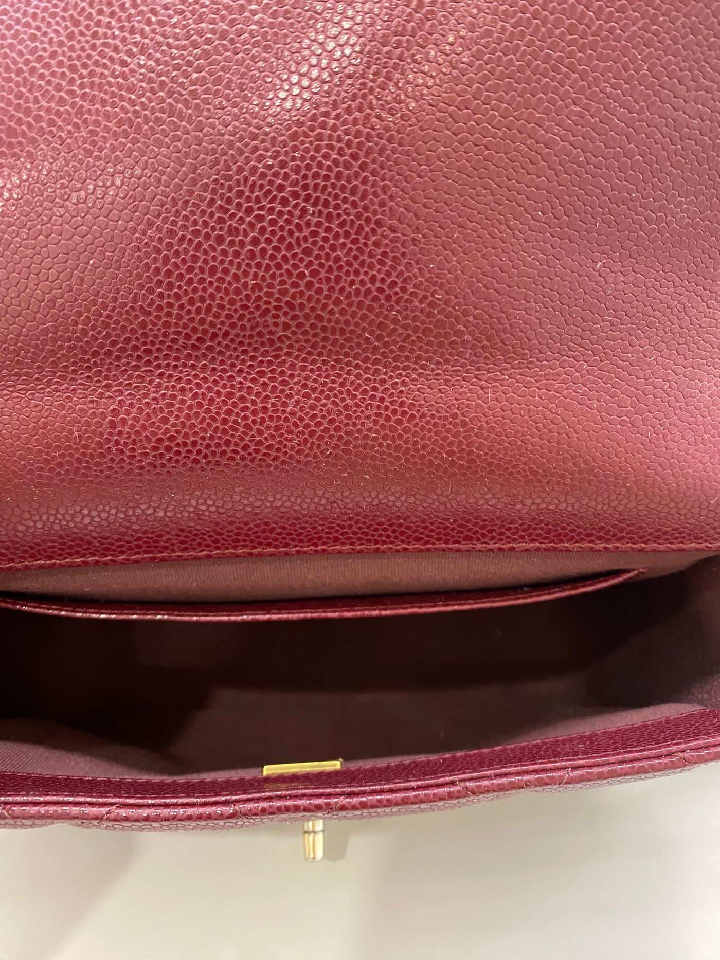 Chanel Small Flap Burgundy Caviar GHW