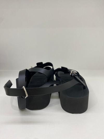 Hermes Black Jupiter Sandal Size 38.5