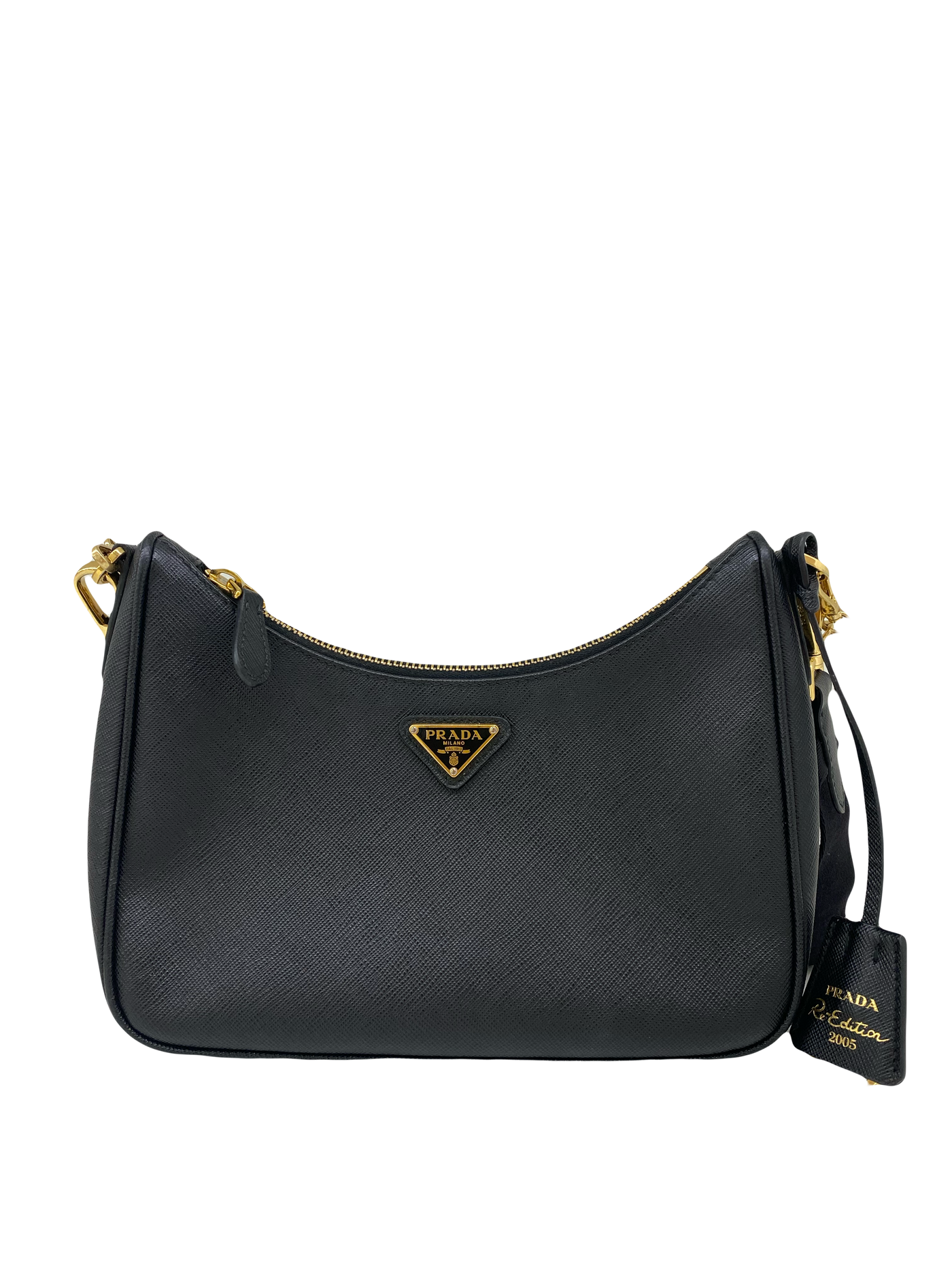 Prada Leather Re Edition Black GHW