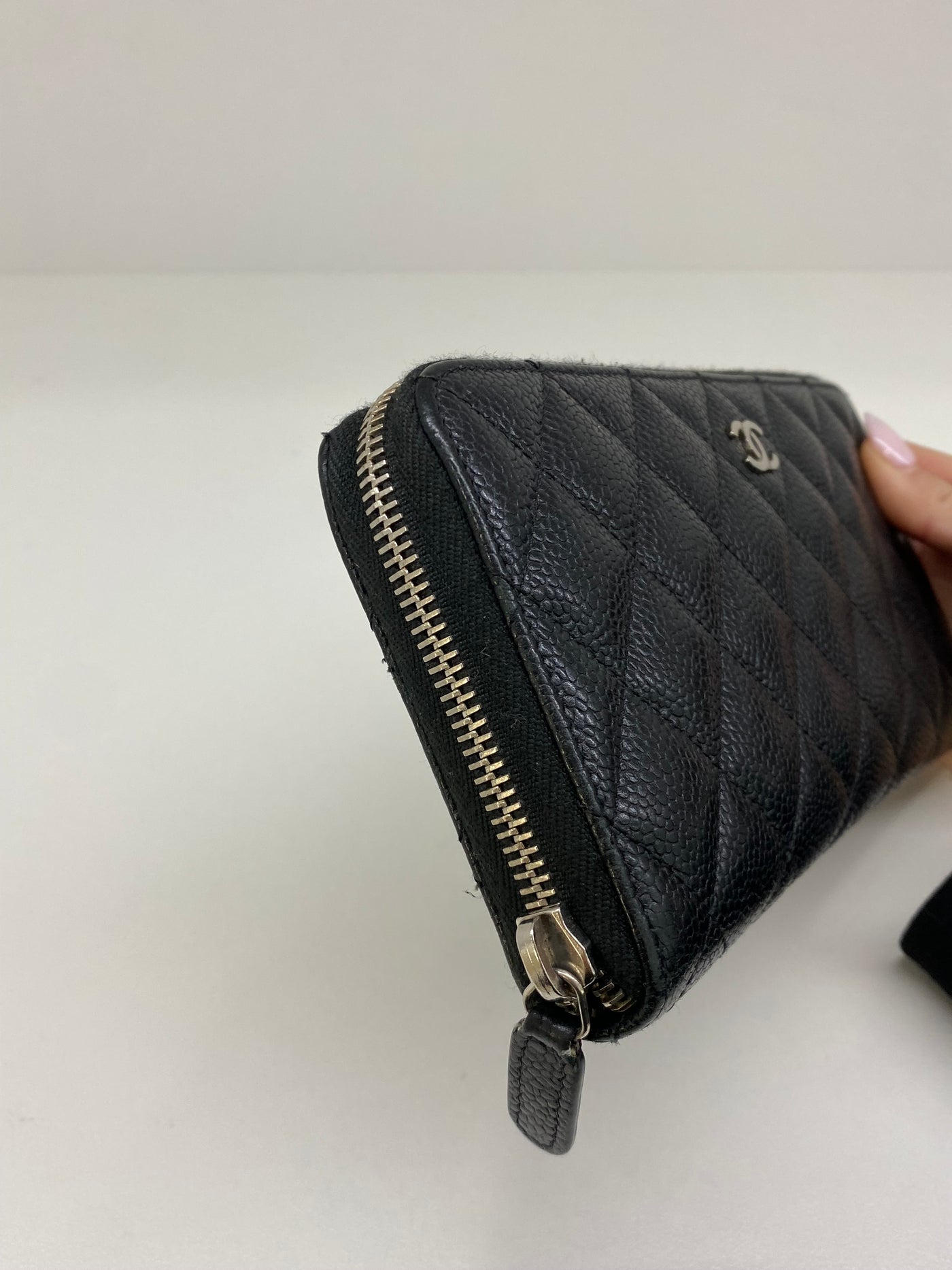 Chanel Black Wallet SHW