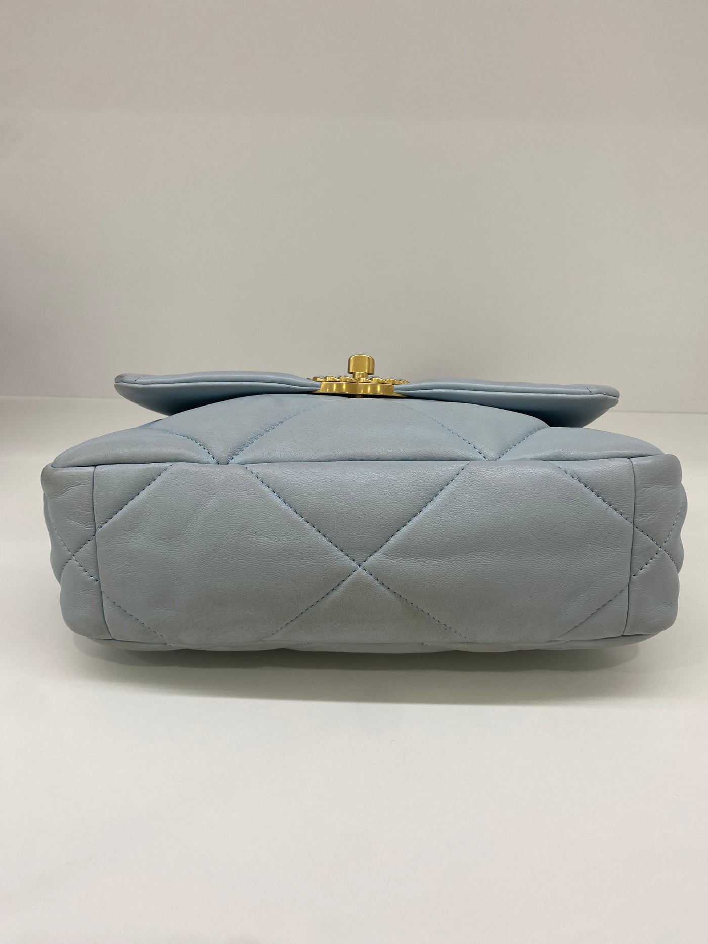 Chanel 19 Small Baby Blue Bag