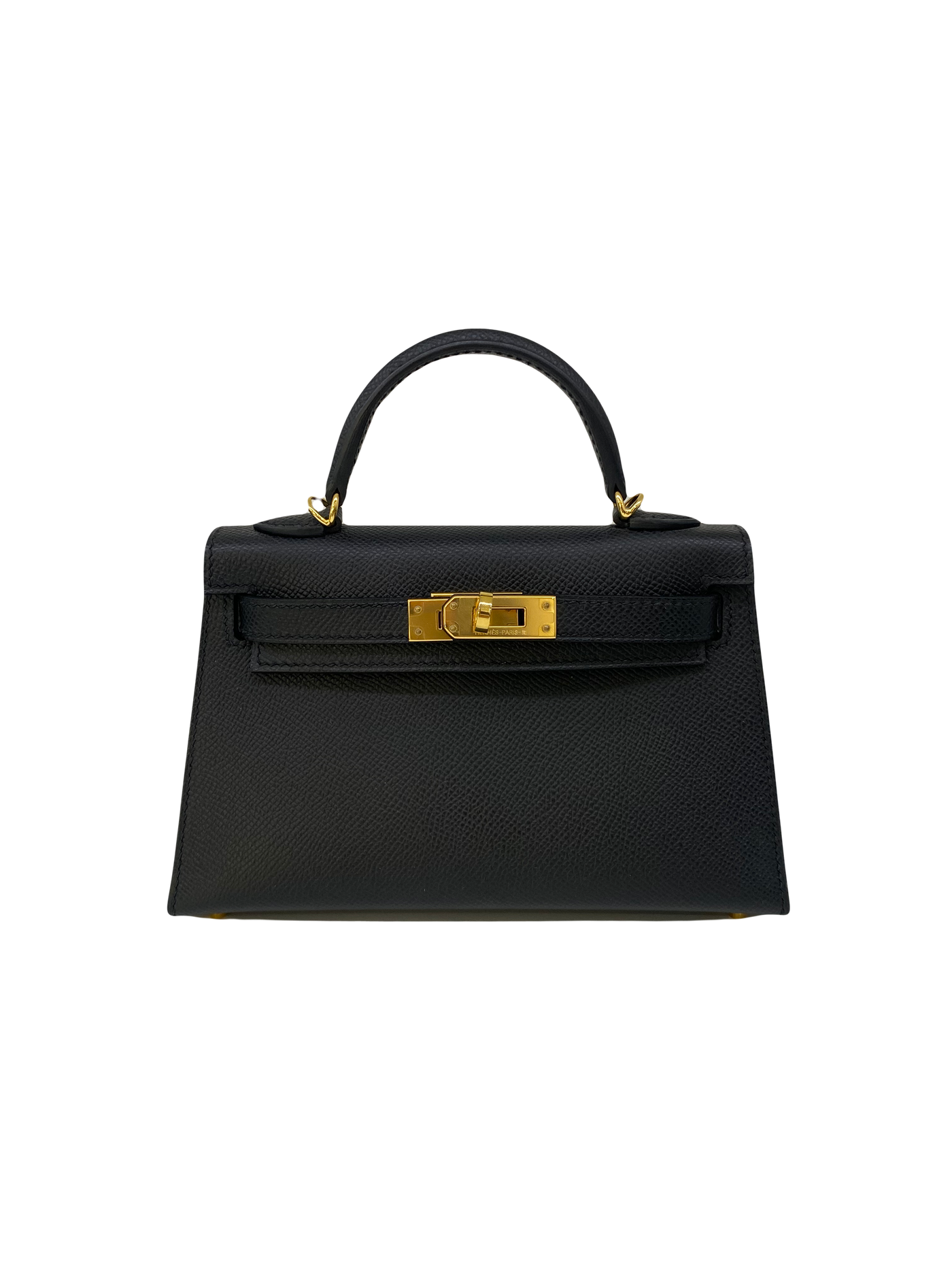 Hermes Mini Kelly Black GHW