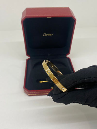 Cartier Love Bracelet YG Size Size 17