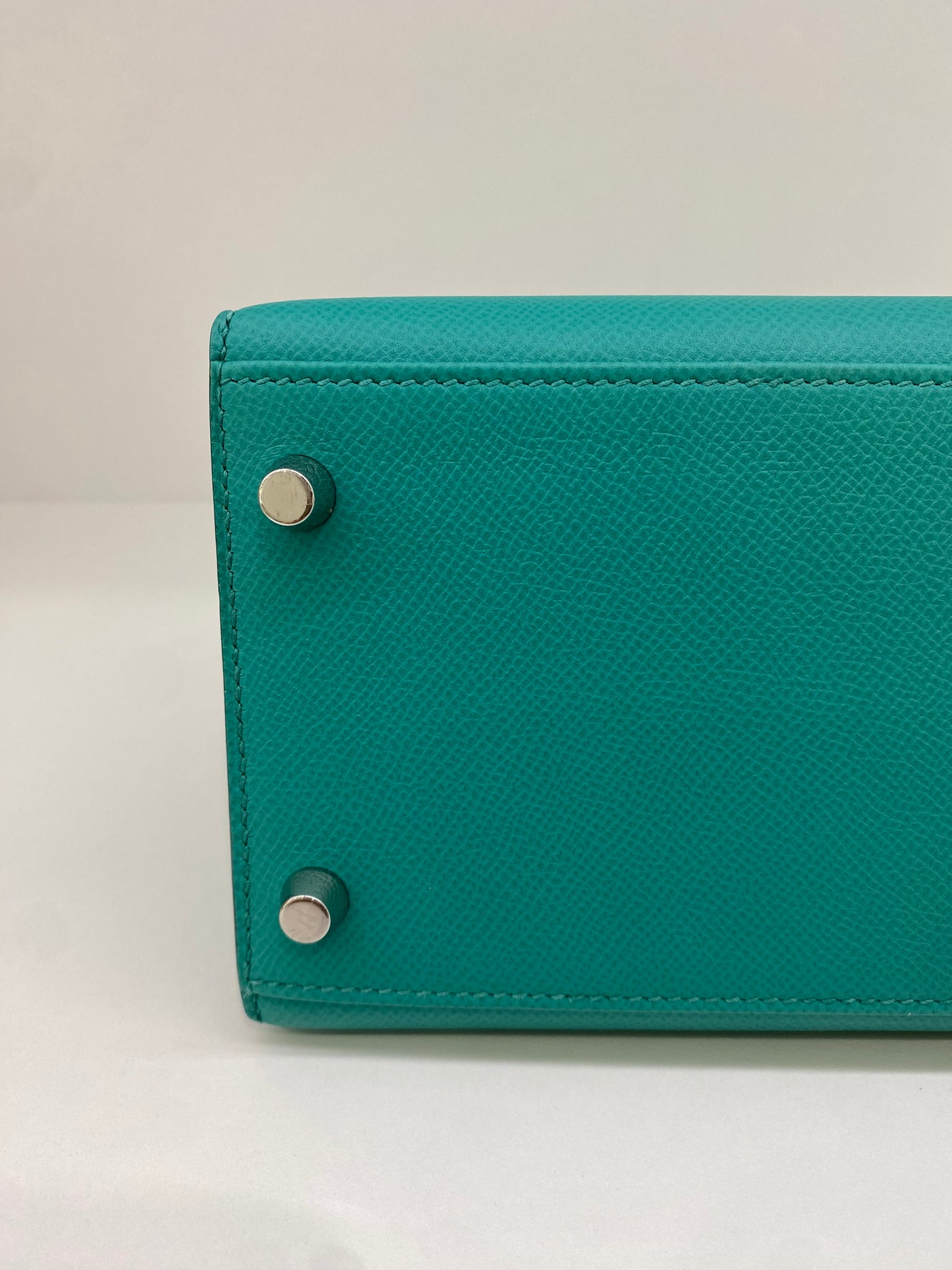 Hermes Kelly Sellier 28 Green PHW