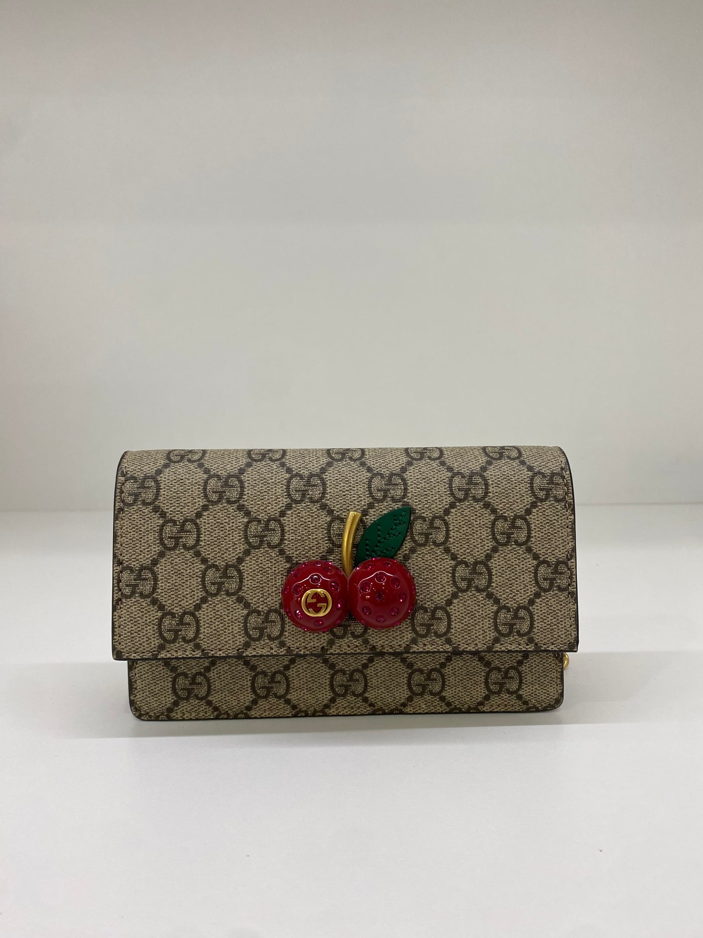 Gucci Cherry Monogram WOC