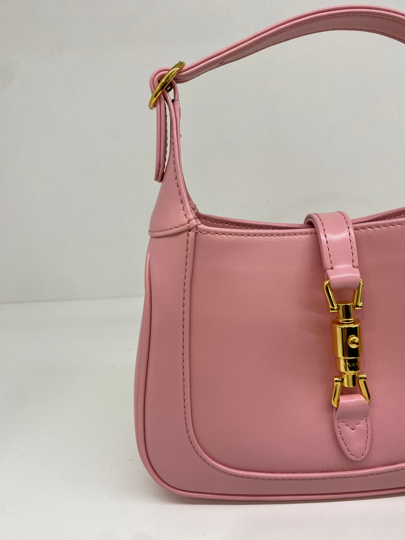 Gucci Jackie Small Pink bag GHW