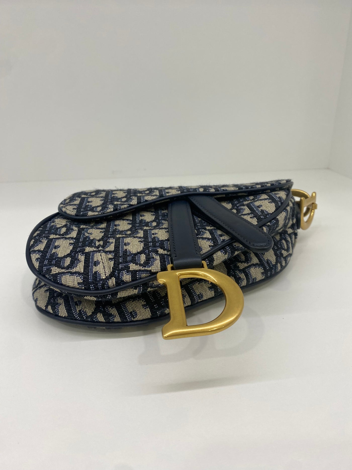 Christian Dior Mini Saddle Bag Oblique