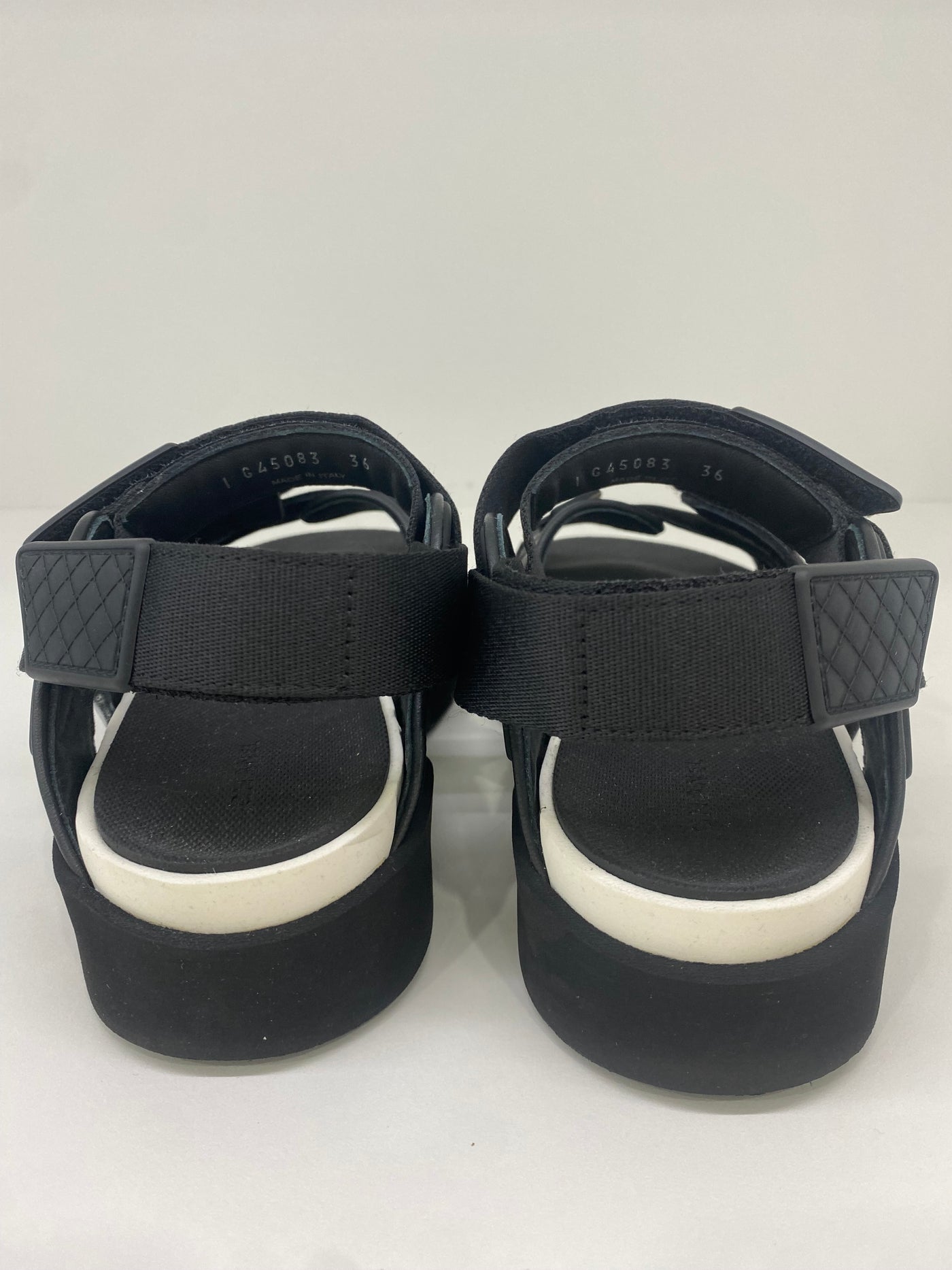 Chanel Strap Sandal Black Size 36